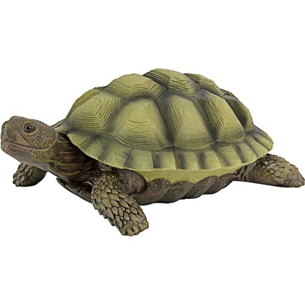 Gilbert The Box Turtle Indoor/Outdoor Garden Decor Animal Statue, 7 Inches Wide
